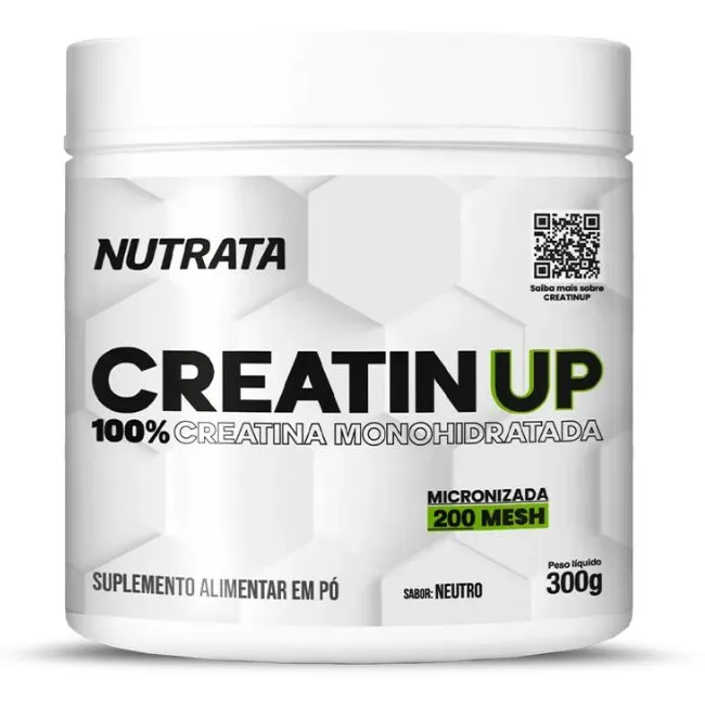 Creatin Up, creatina monohidratada da marca Nutrata. Imagem: site oficial da marca