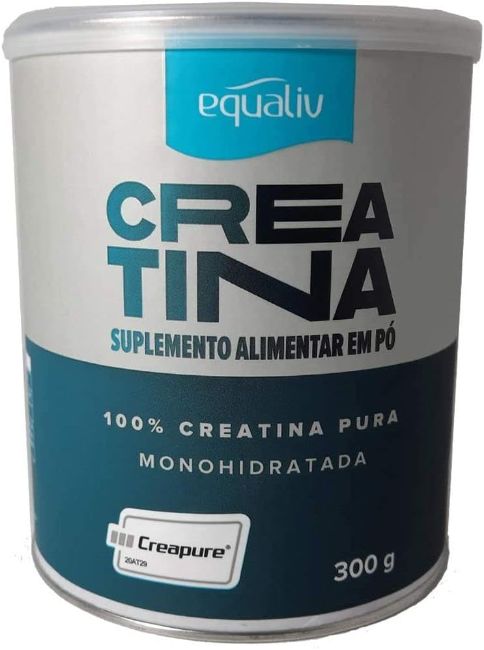 Creatina Monohidratada Equaliv com selo Creapure. Imagem: Amazon.