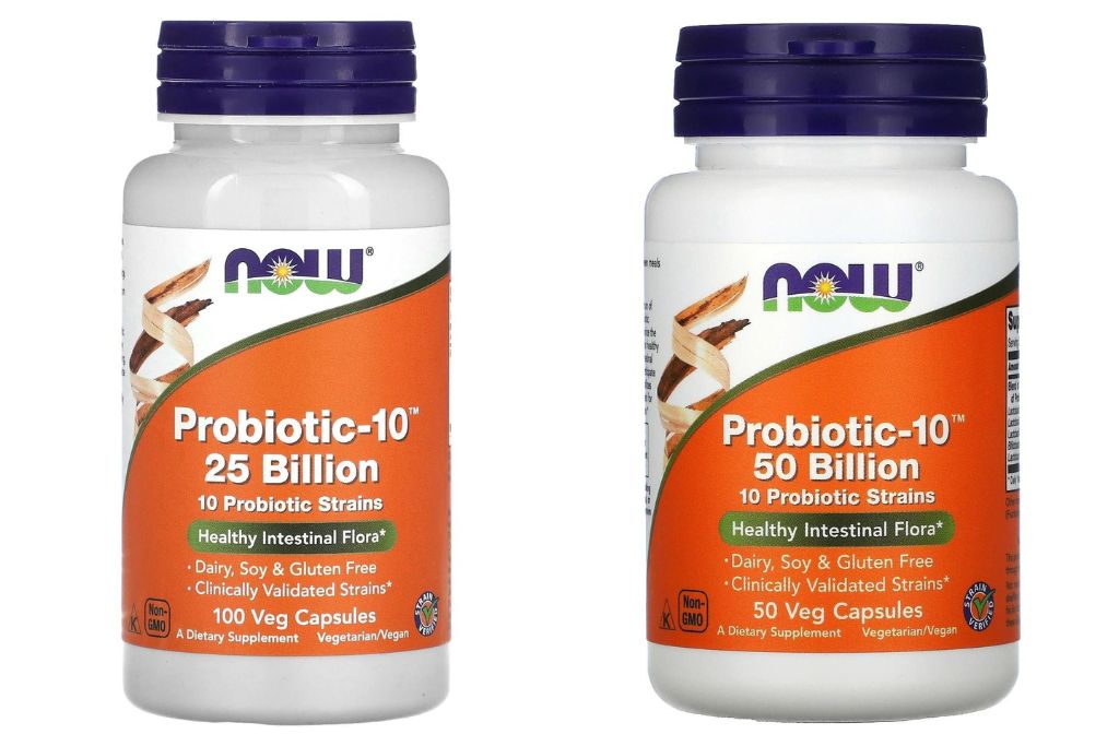 Probióticos da Now Foods. Imagem: Amazon