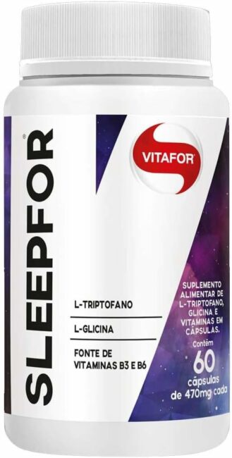 Sleepfor, suplemento com triptofano da Vitafor. Fonte da imagem: Amazon