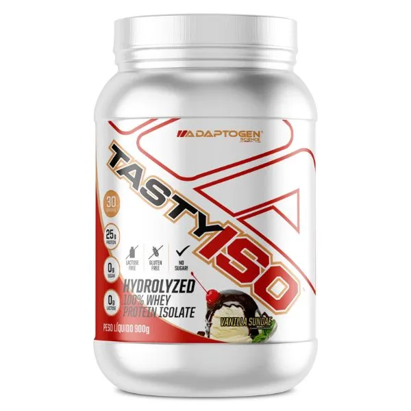 Tasty Iso Adaptogen, sabor Vanilla Sundae. Imagem: site oficial da marca